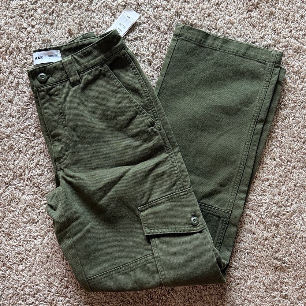 Aritzia Troop Cargo Pant - Olive Army Green